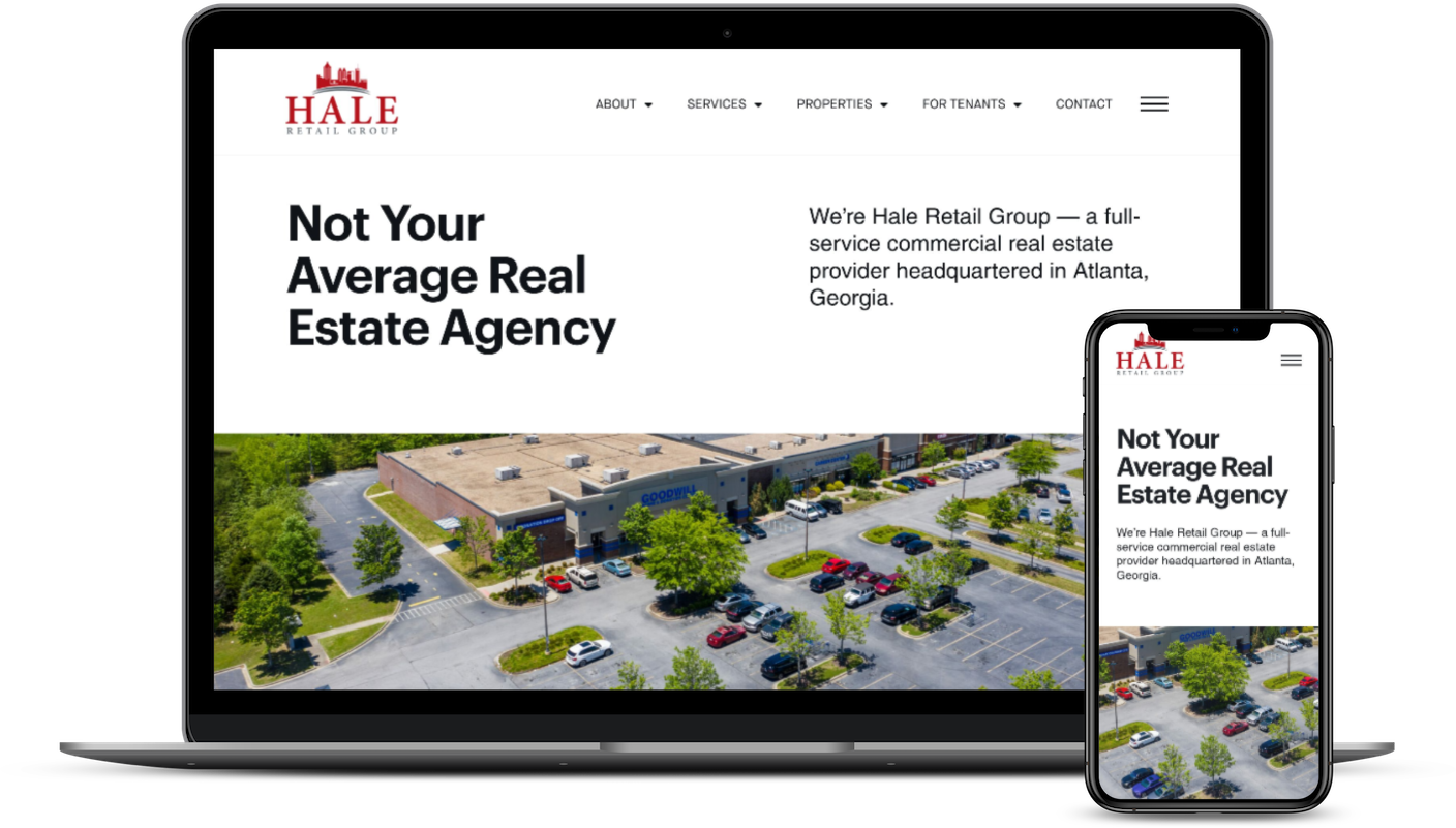 commercial real estate web design agency